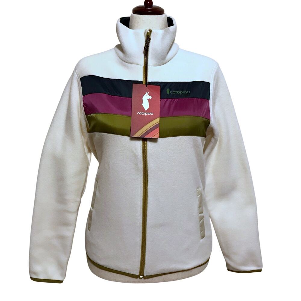 Cotopaxi NWT Ivory Teca Fleece Full Zip Jacket Women Various